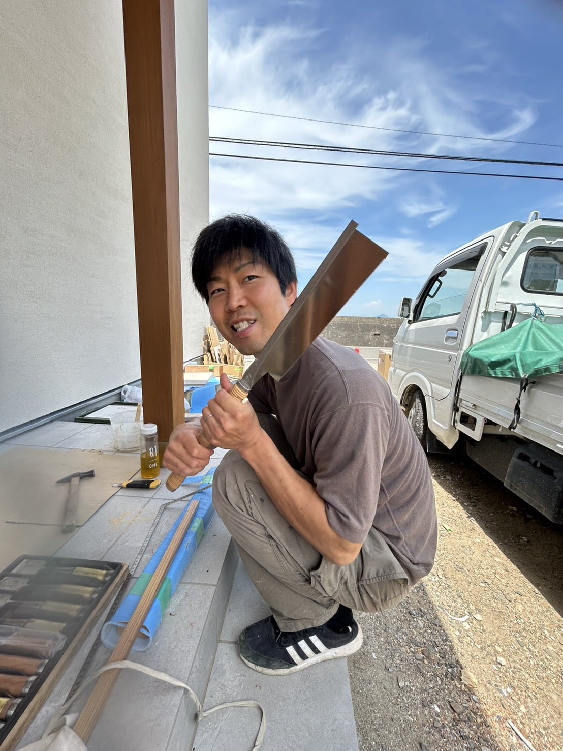 完成に向けての追い込み作業🏠